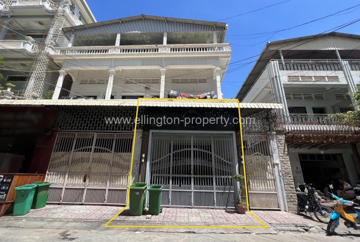 Shophouse For Rent In Chamka Mon - Ellington Property