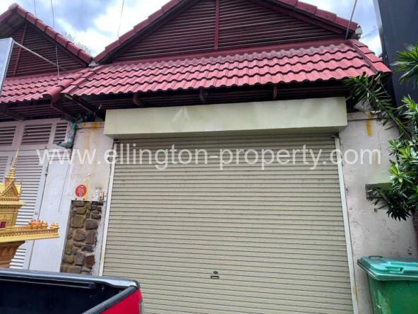 Shophouse For Rent In Chbar Ampov Area - Ellington Property
