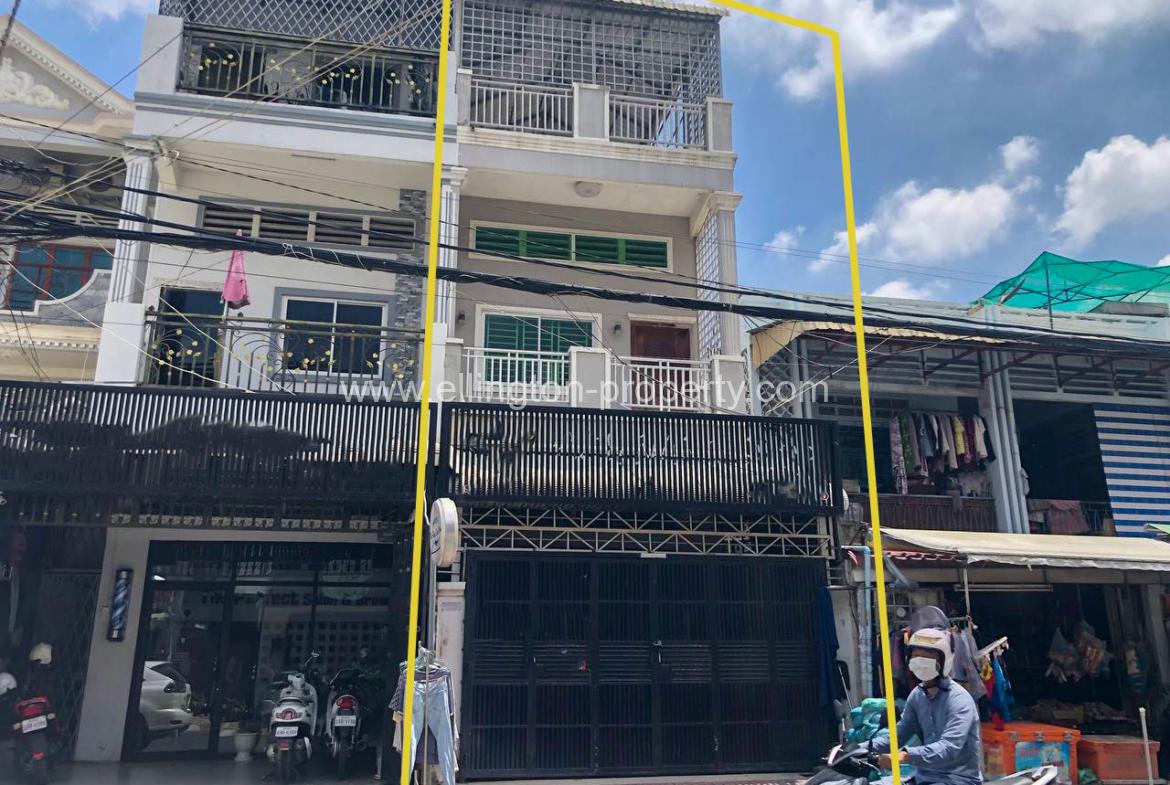 Shophouse For Rent In Toul Kork Area - Ellington Property