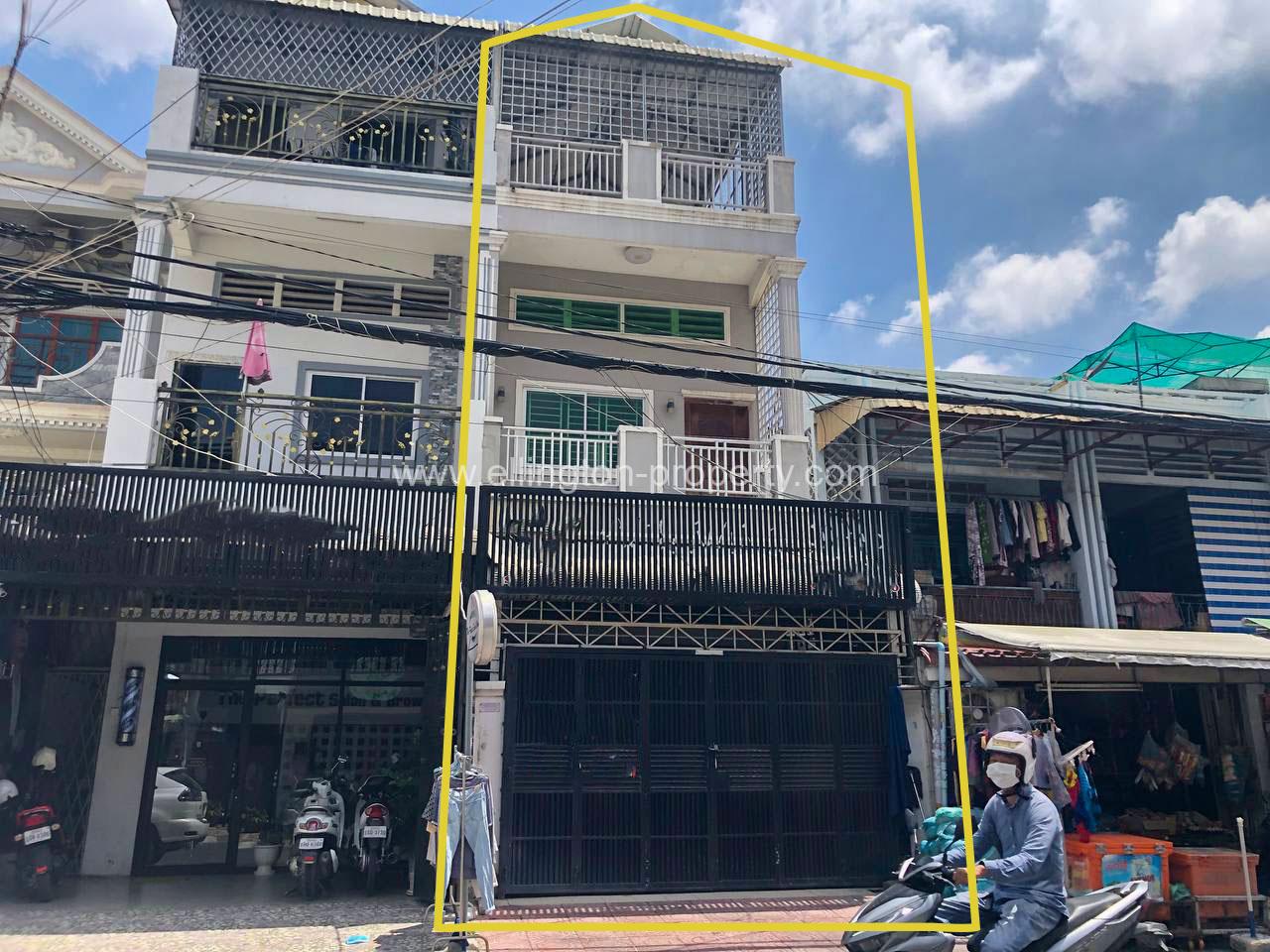 Shophouse For Rent In Toul Kork Area - Ellington Property