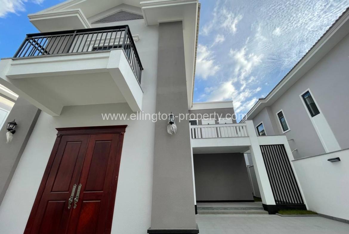 Link House For Rent In Borey Phnom Penh Park - Ellington Property