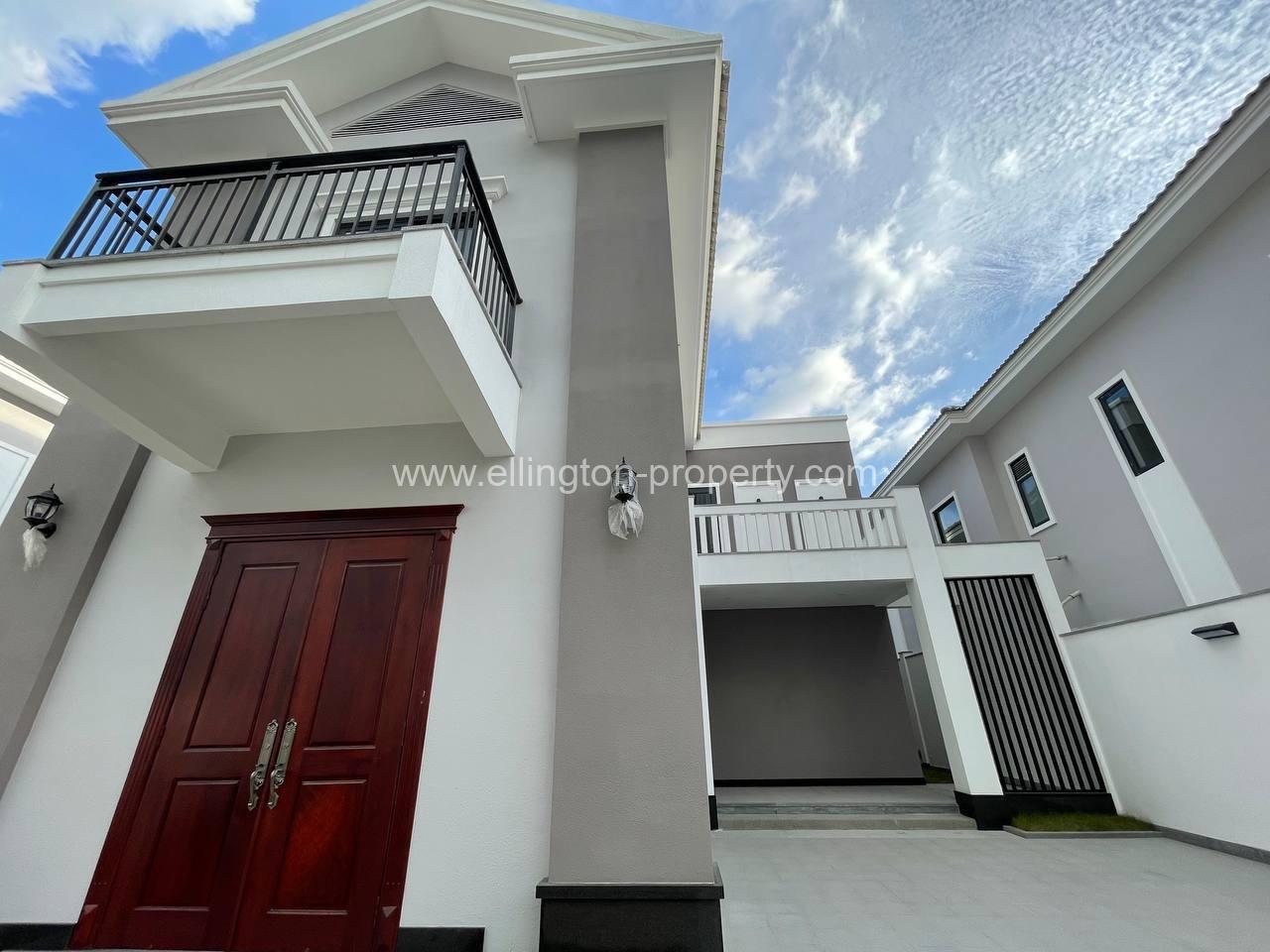 Link House For Rent In Borey Phnom Penh Park - Ellington Property