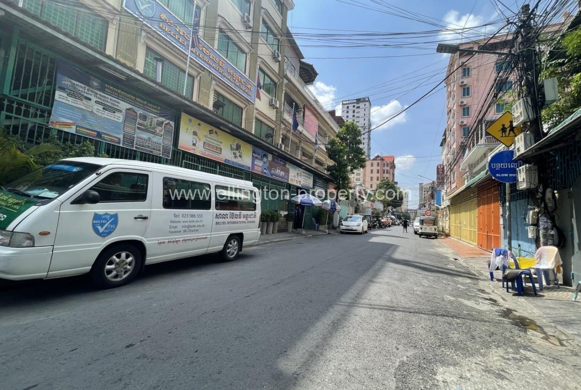 Shophouse For Rent At Beong Prolit - Ellington Property