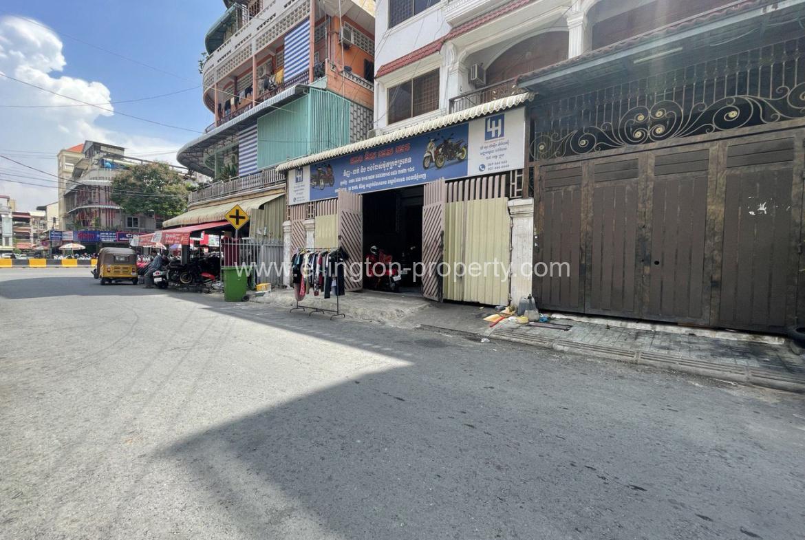 Shophouse For Rent At Beong Prolit - Ellington Property