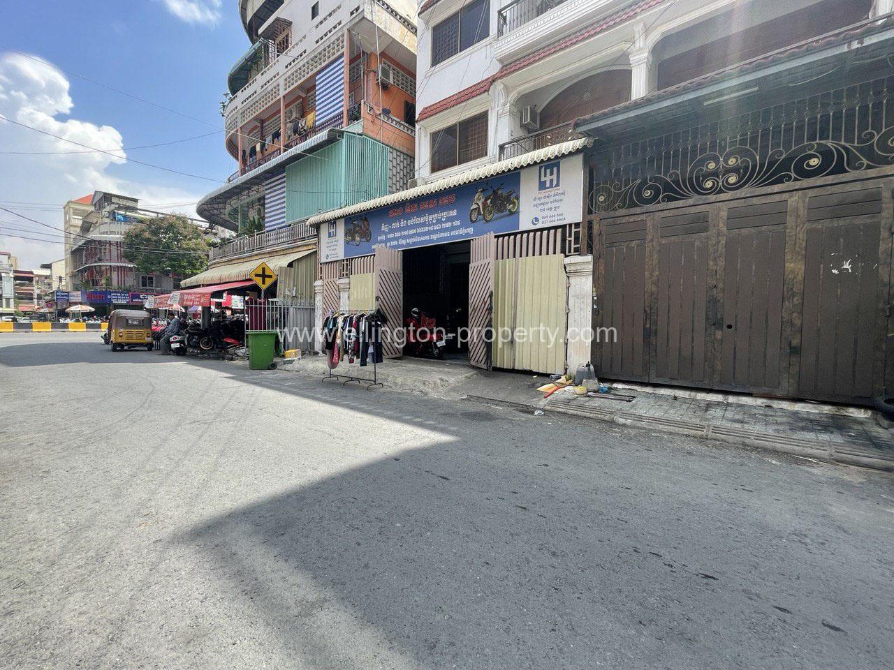 Shophouse For Rent At Beong Prolit - Ellington Property