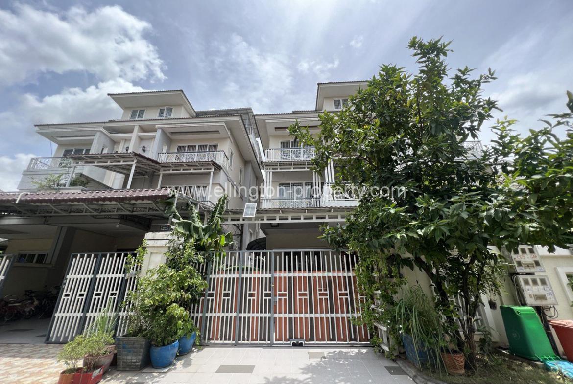 Twin Villa For Rent In Sen Sok - Ellington Property