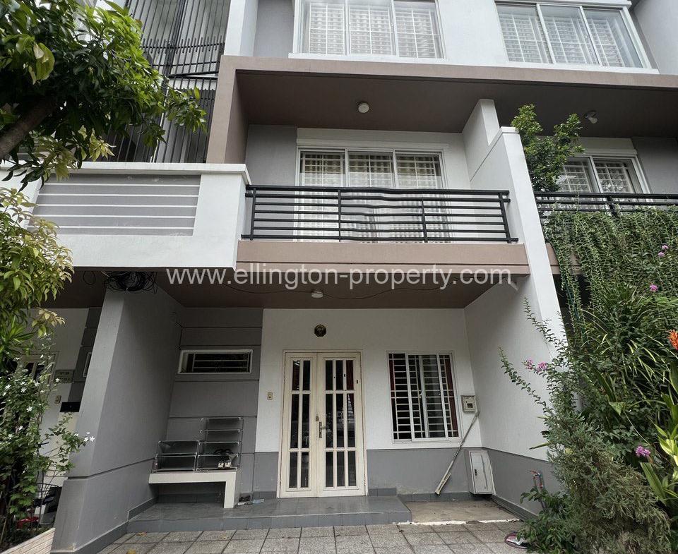 Villa For Rent In Borey Peng Huoth Boeung Snor - Ellington Property