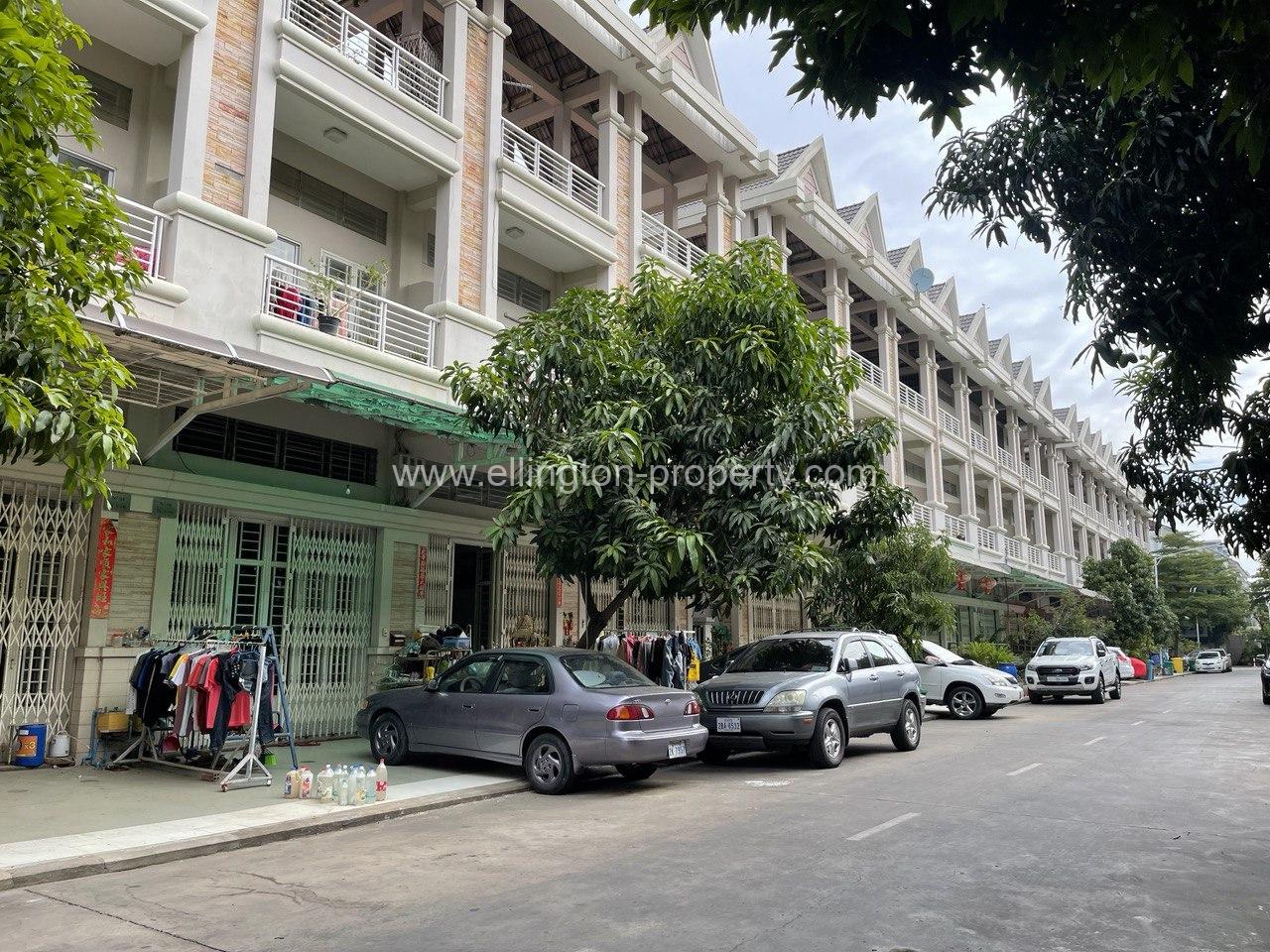 Flat House For Rent In Borey Peng Houth Men Chey - Ellington Property