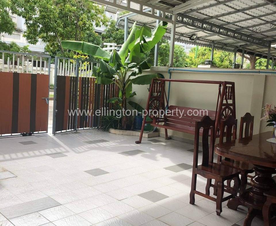 Twin Villa For Rent In Sen Sok - Ellington Property