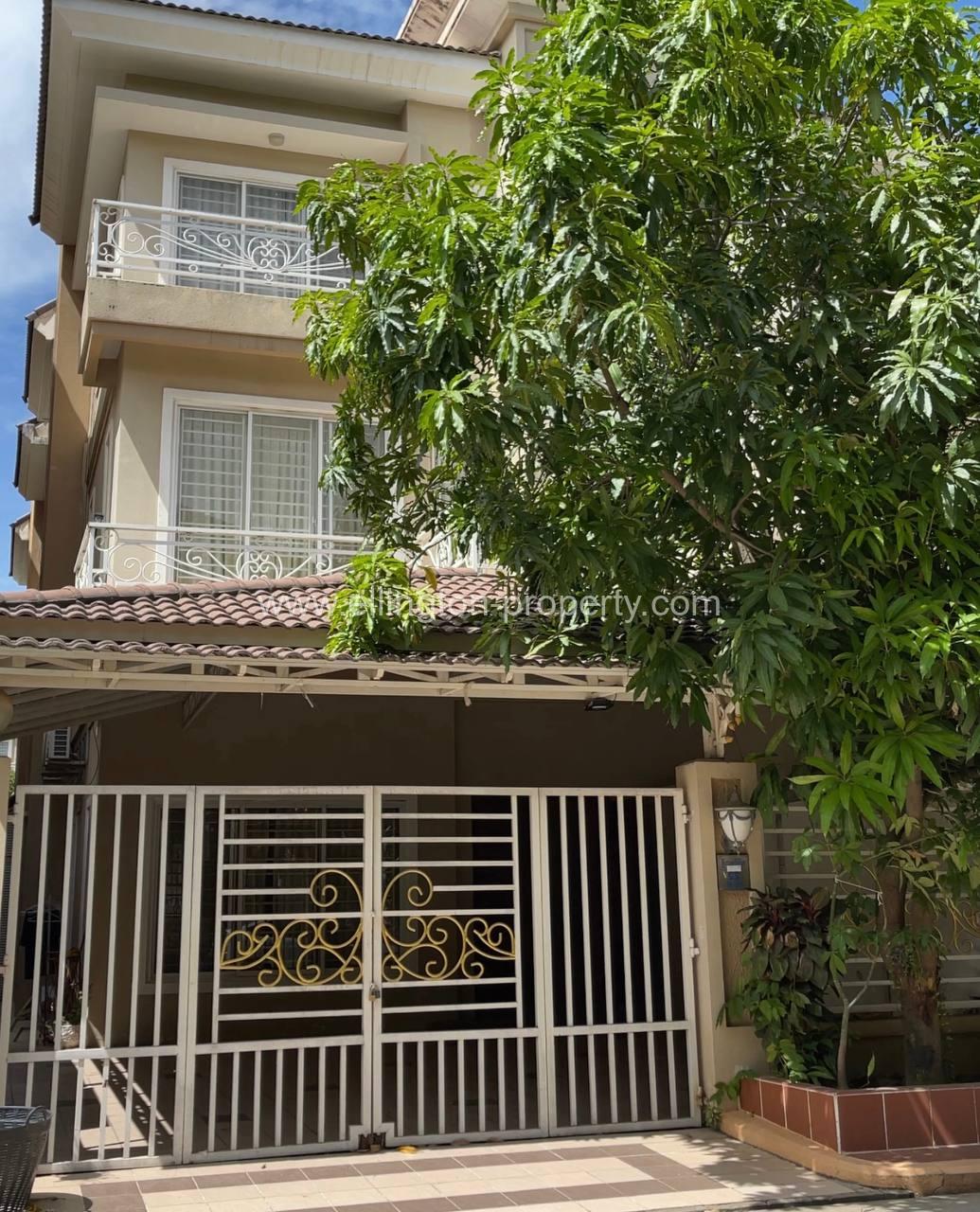 Twin Villa For Rent In Sen Sok Area - Ellington Property