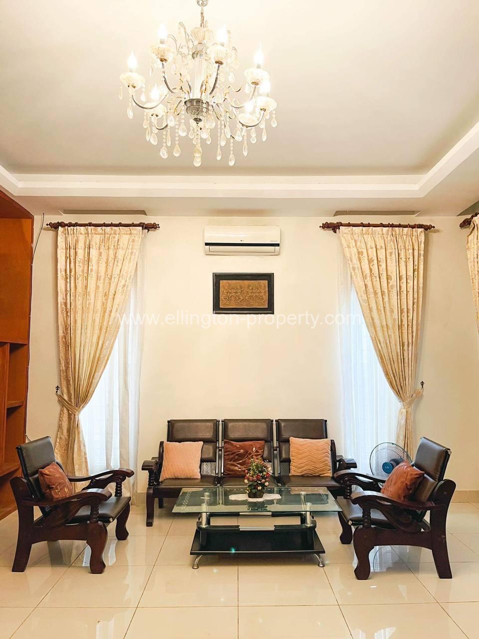 Twin Villa For Rent In Sen Sok Area - Ellington Property