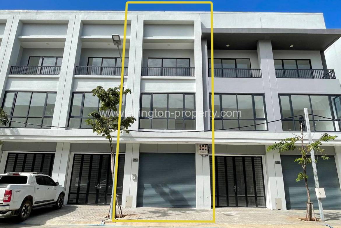 Shophouse For Rent In Borey Chip Mong Chamkar Doung - Ellington Property