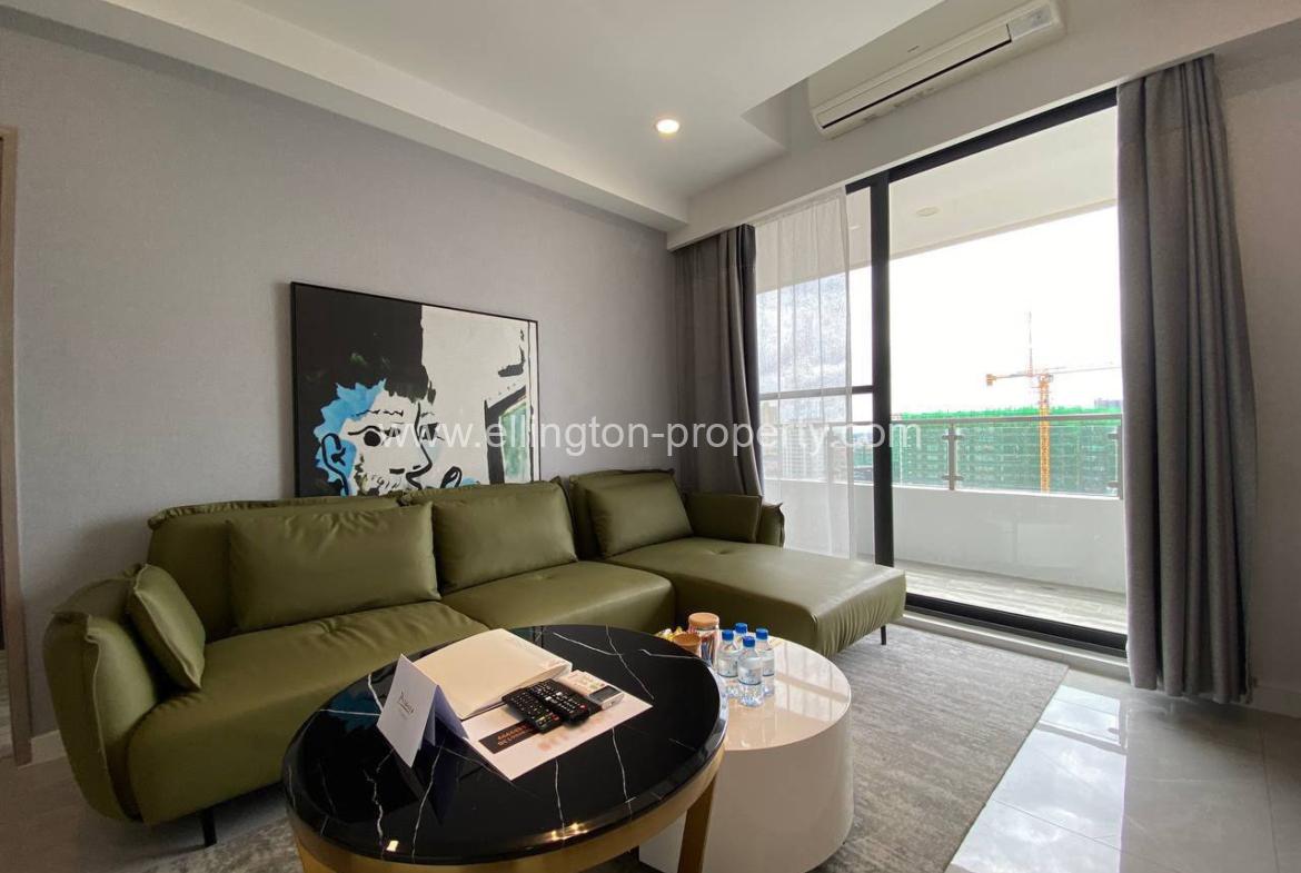 2 Bedrooms Service Apartment For Rent In Bkk1 - Ellington Property