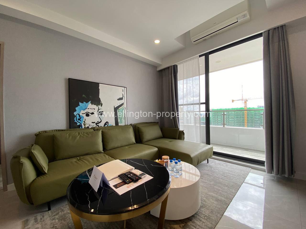 2 Bedrooms Service Apartment For Rent In Bkk1 - Ellington Property