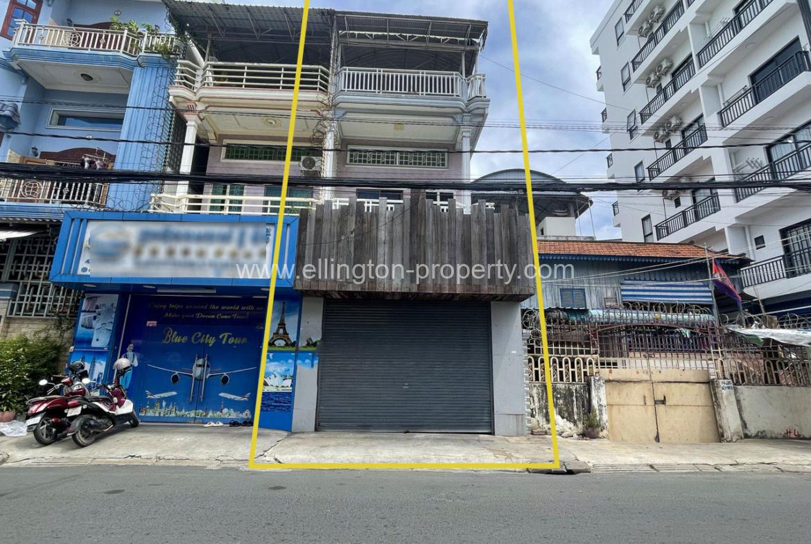 Shophouse For Rent In Chamkar Morn - Ellington Property