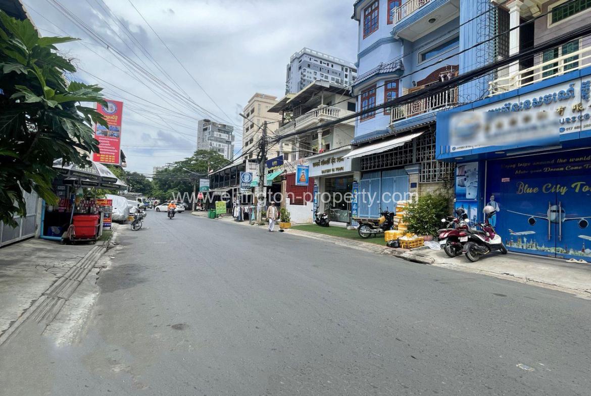 Shophouse For Rent In Chamkar Morn - Ellington Property