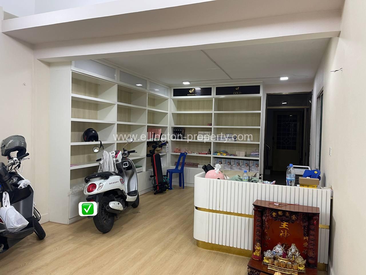 Shophouse For Rent In Chamkar Morn - Ellington Property