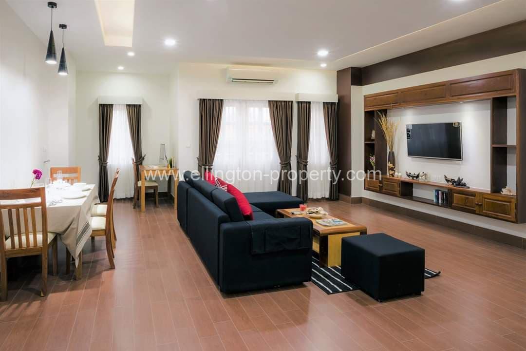 2 Bedrooms Service Apartment For Rent In Toul Kok Area - Ellington Property