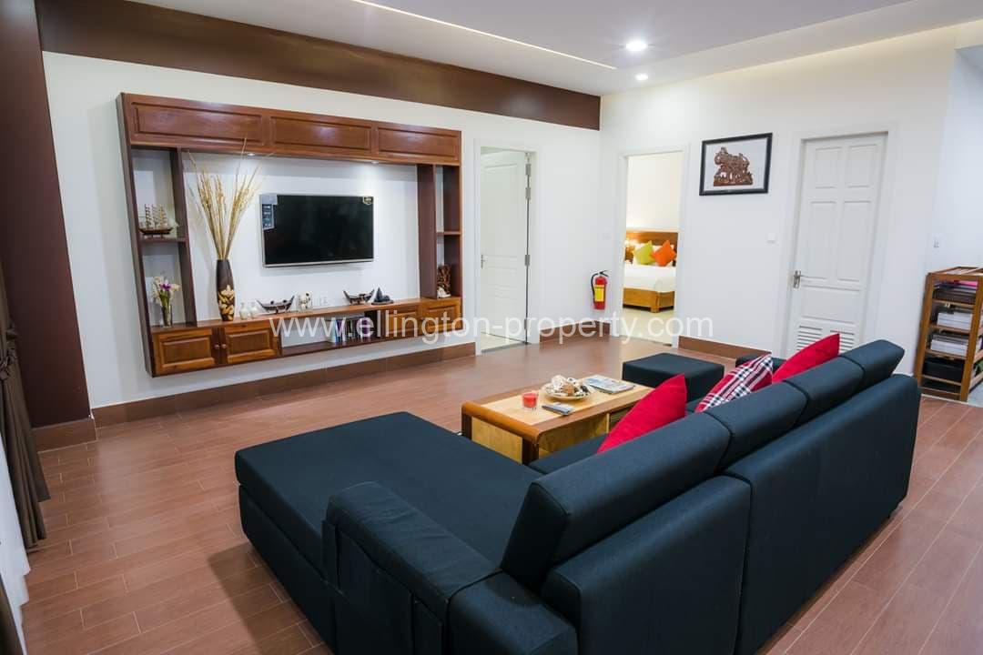 2 Bedrooms Service Apartment For Rent In Toul Kok Area - Ellington Property