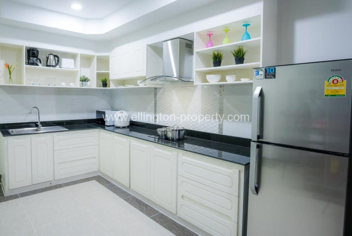 2 Bedrooms Service Apartment For Rent In Toul Kok Area - Ellington Property