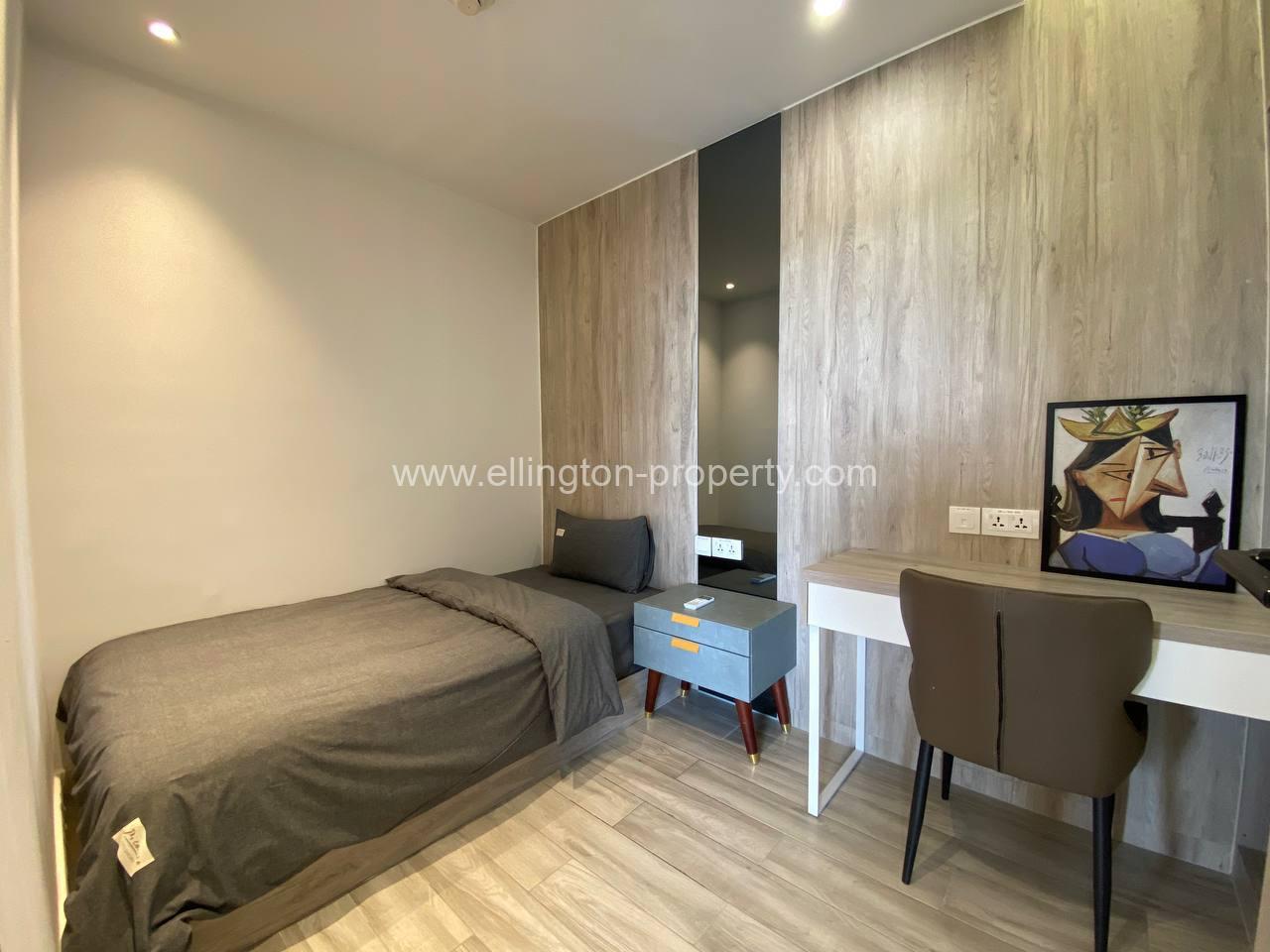 2 Bedrooms Service Apartment For Rent In Bkk1 - Ellington Property