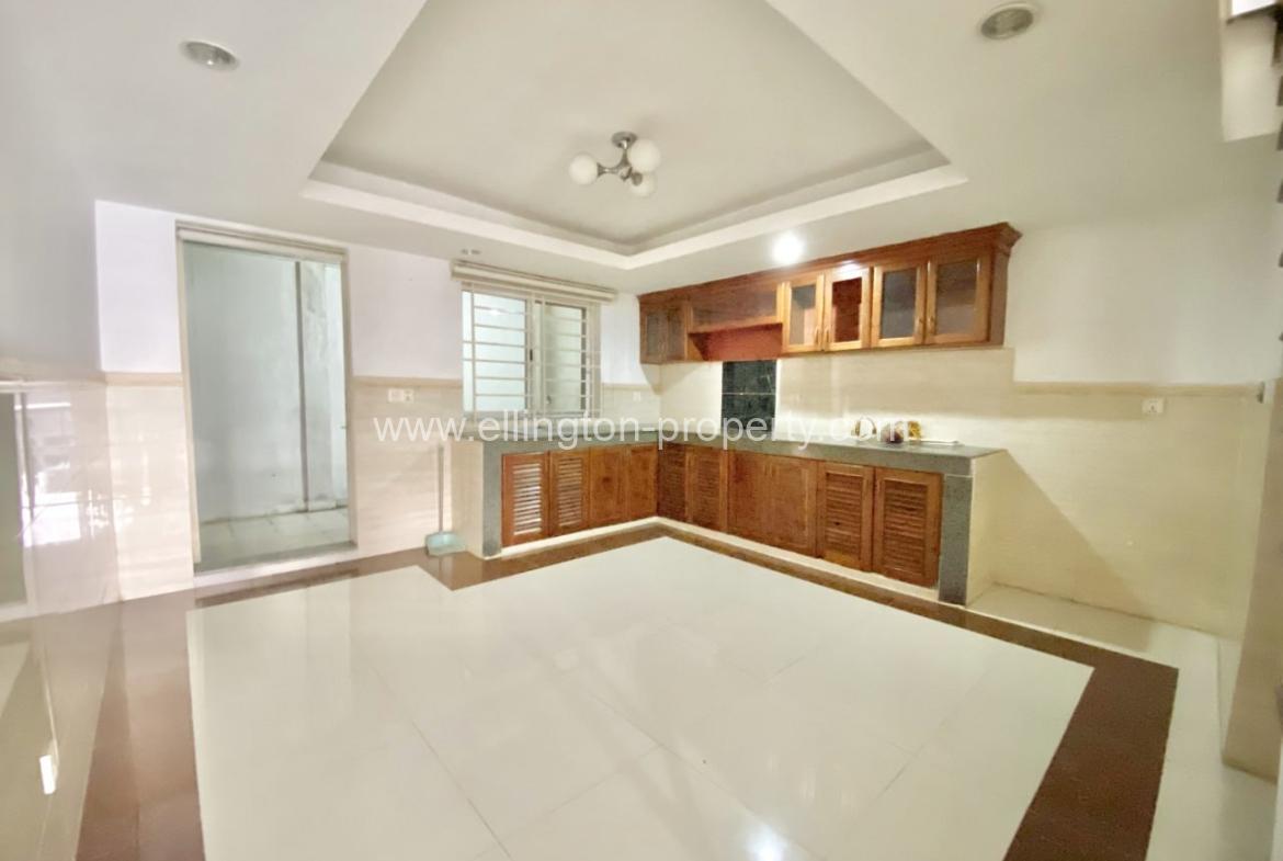 Flat House For Rent In Borey Phnom Penh - Ellington Property