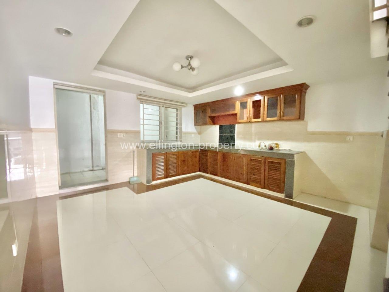 Flat House For Rent In Borey Phnom Penh - Ellington Property