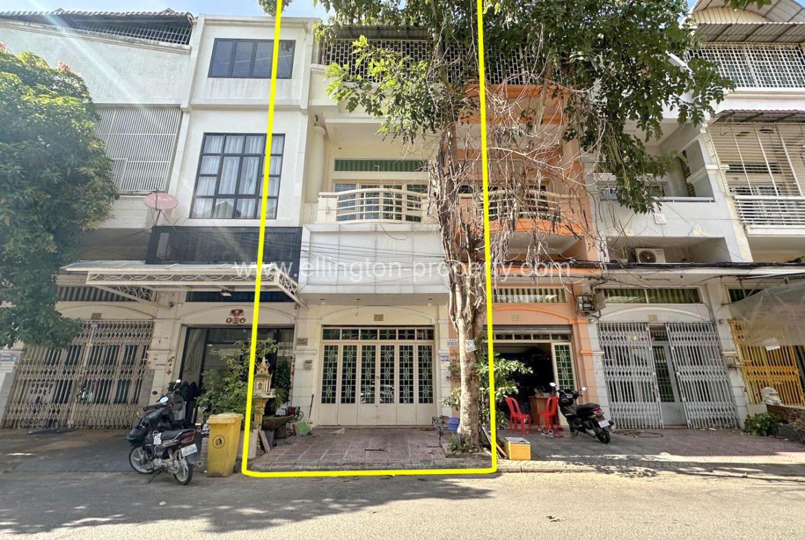 Shophouse For Rent In Chamkar Morn - Ellington Property