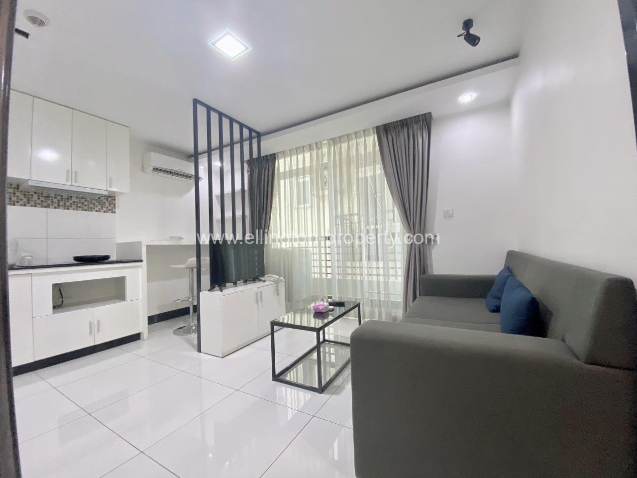 1 Bedroom Service Apartment For Rent In Bkk3 Area - Ellington Property