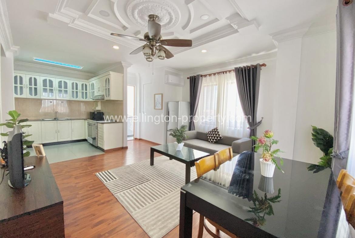 1bedroom Service Apartment For Rent In Bkk1 - Ellington Property