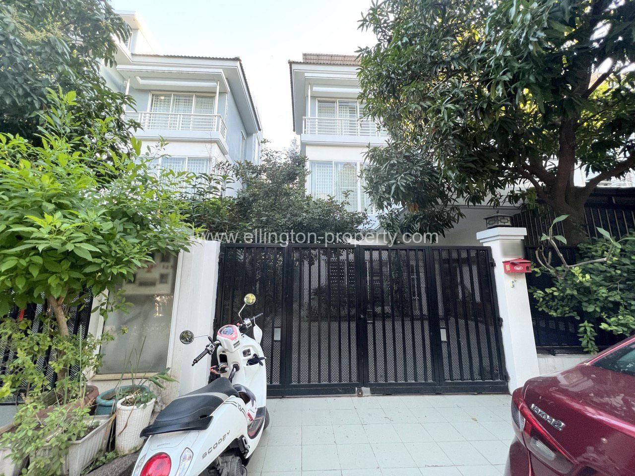 Twin Villa For Rent In Borey Penghuoth Boeung Snor - Ellington Property