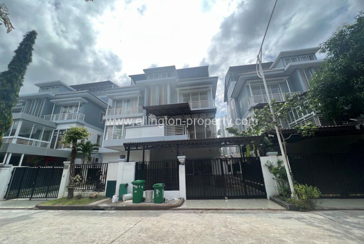 Villa For Rent In Borey Penghuoth Boeung Snor - Ellington Property