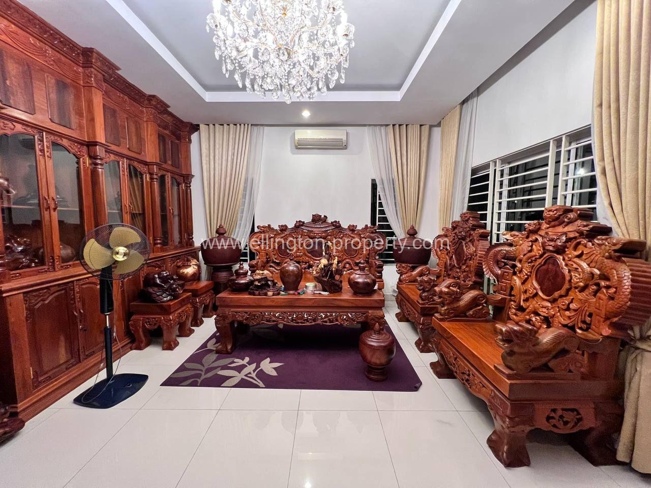 Villa For Rent In Borey Penghuoth Boeung Snor - Ellington Property