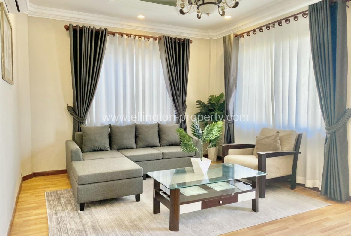 1 Bedroom Service Apartment For Rent In Bkk1 - Ellington Property