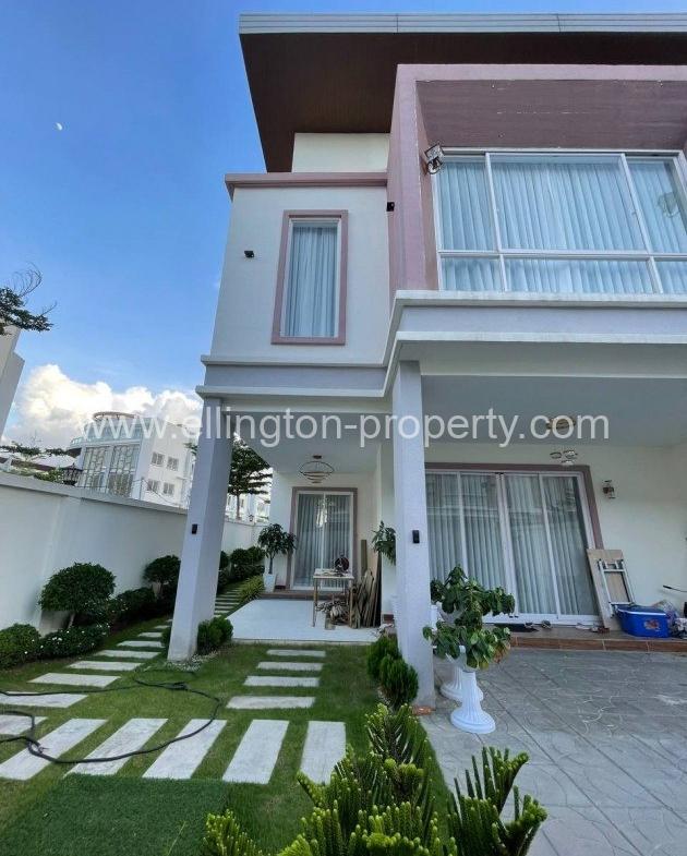 Villa For Rent In Borey Orkide Chroy Congva - Ellington Property