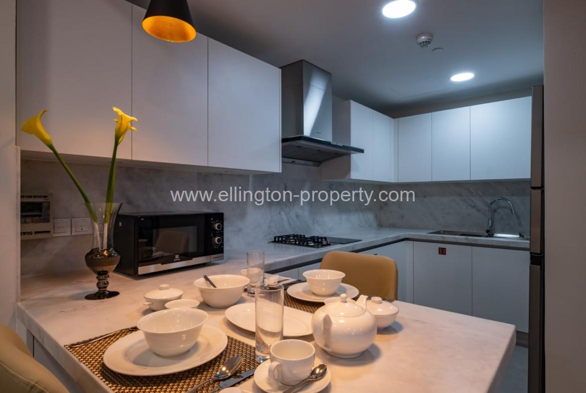 1 Bedroom Service Apartment For Rent In Bkk1 Area - Ellington Property