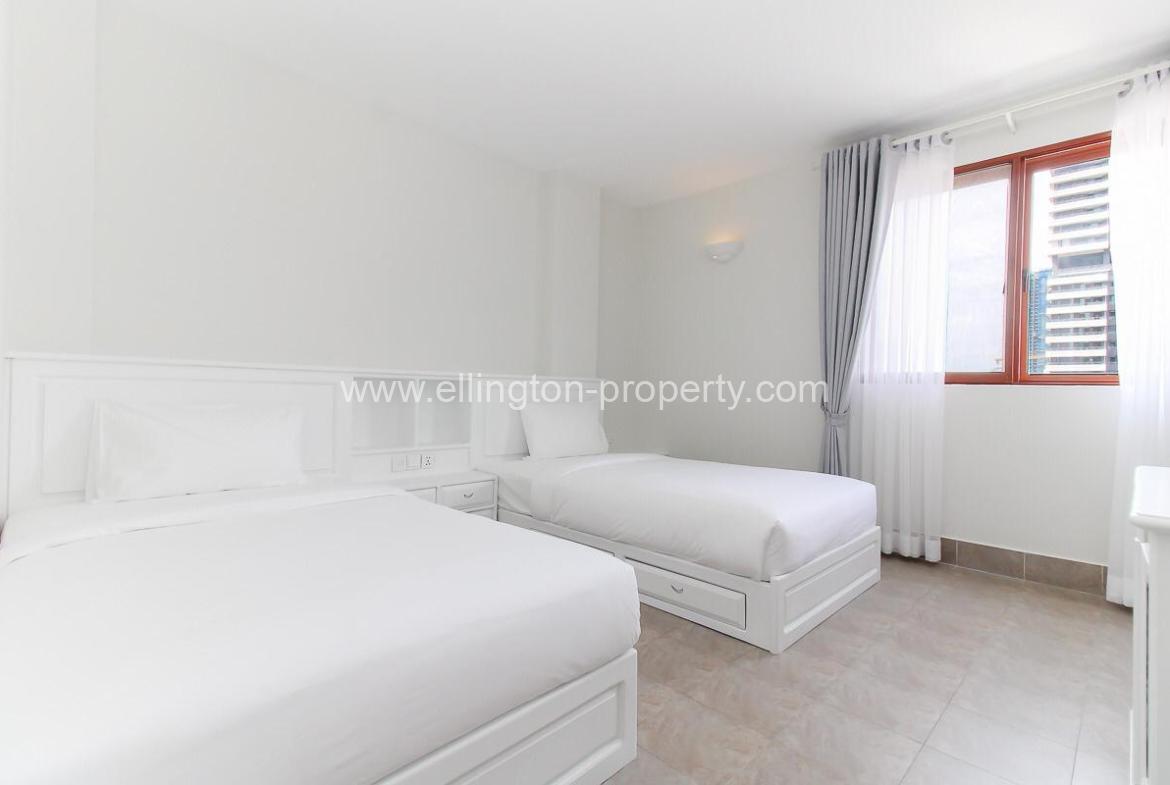 2 Bedrooms Service Apartment For Rent In Bkk1 Area - Ellington Property