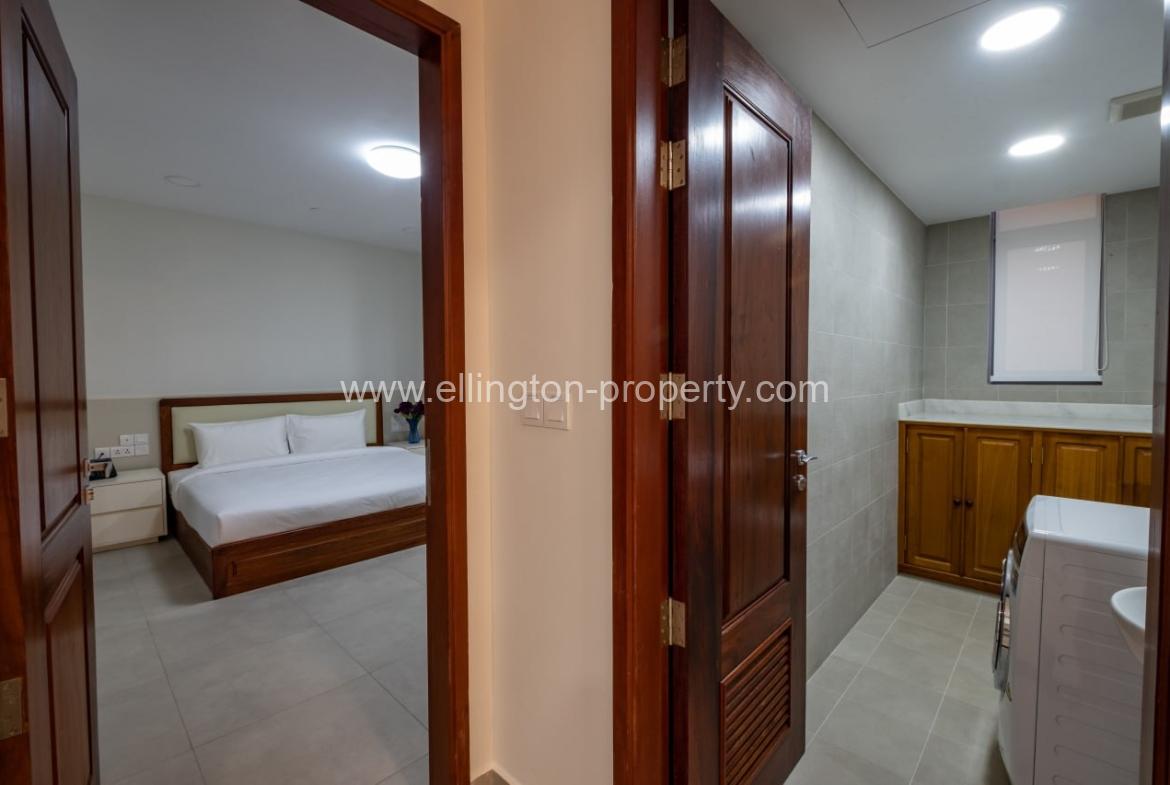 1 Bedroom Service Apartment For Rent In Bkk1 Area - Ellington Property