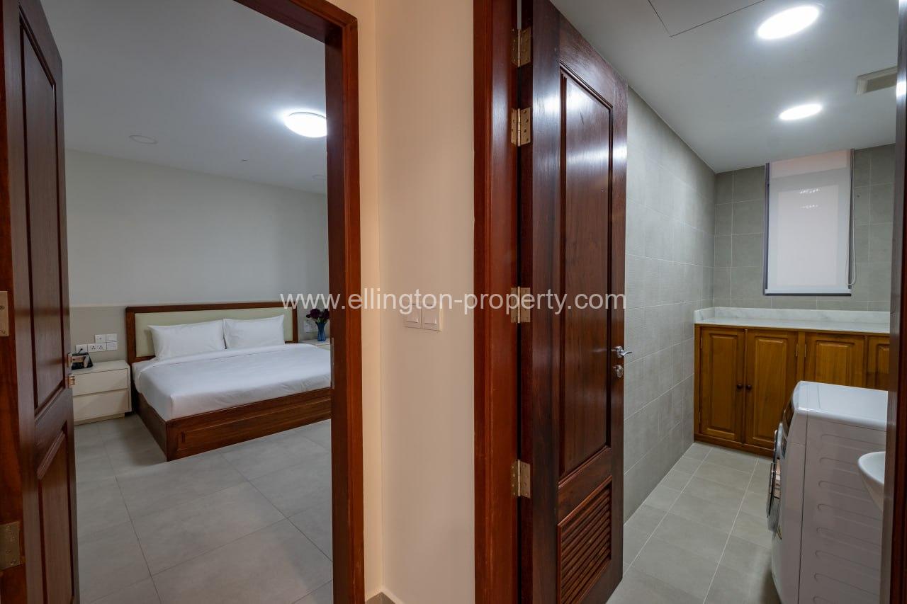 1 Bedroom Service Apartment For Rent In Bkk1 Area - Ellington Property