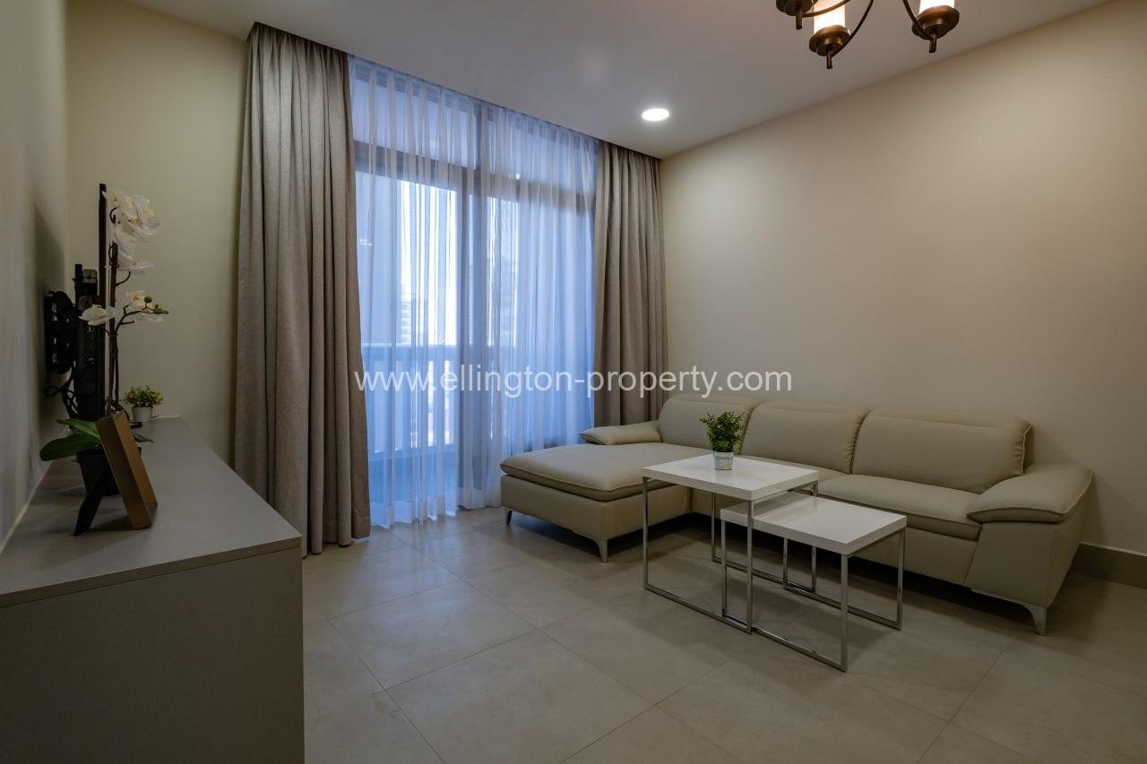 1 Bedroom Service Apartment For Rent In Bkk1 Area - Ellington Property