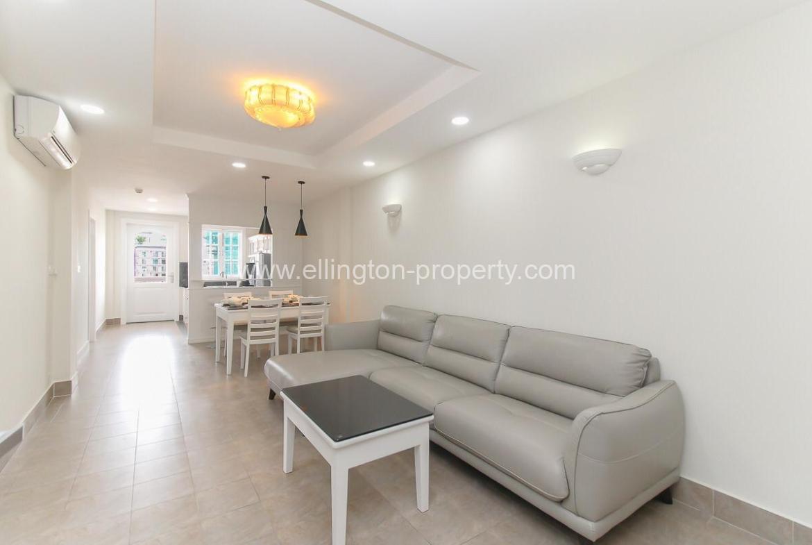 2 Bedrooms Service Apartment For Rent In Bkk1 Area - Ellington Property