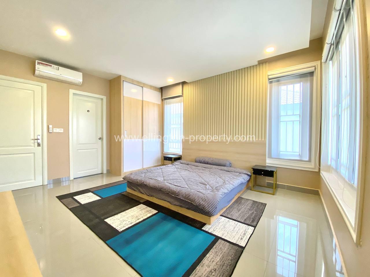 Queen Villa For Rent In Borey Chip Mong 598 - Ellington Property