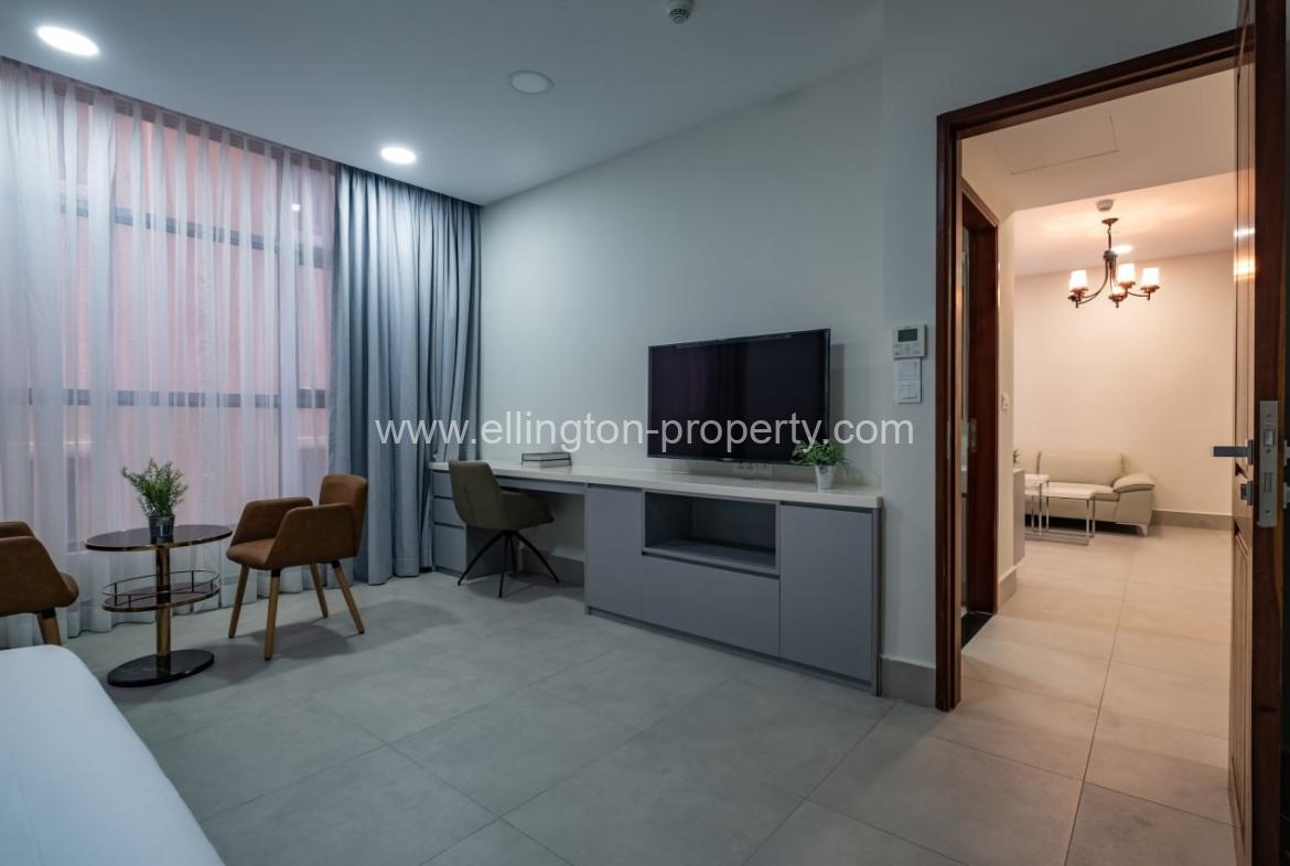 1 Bedroom Service Apartment For Rent In Bkk1 Area - Ellington Property