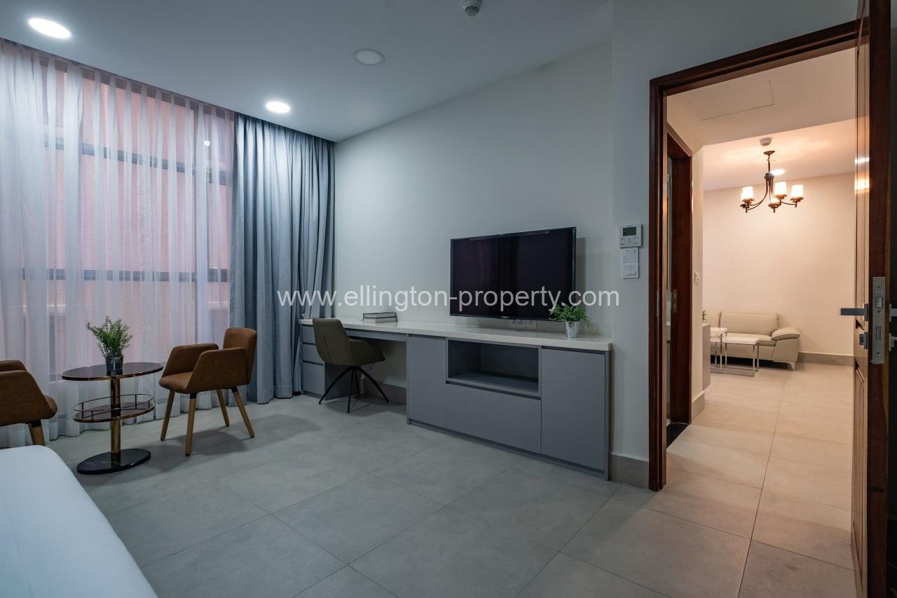 1 Bedroom Service Apartment For Rent In Bkk1 Area - Ellington Property