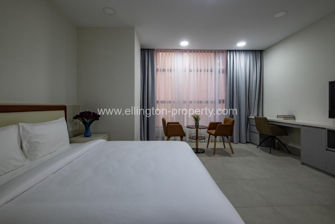 1 Bedroom Service Apartment For Rent In Bkk1 Area - Ellington Property