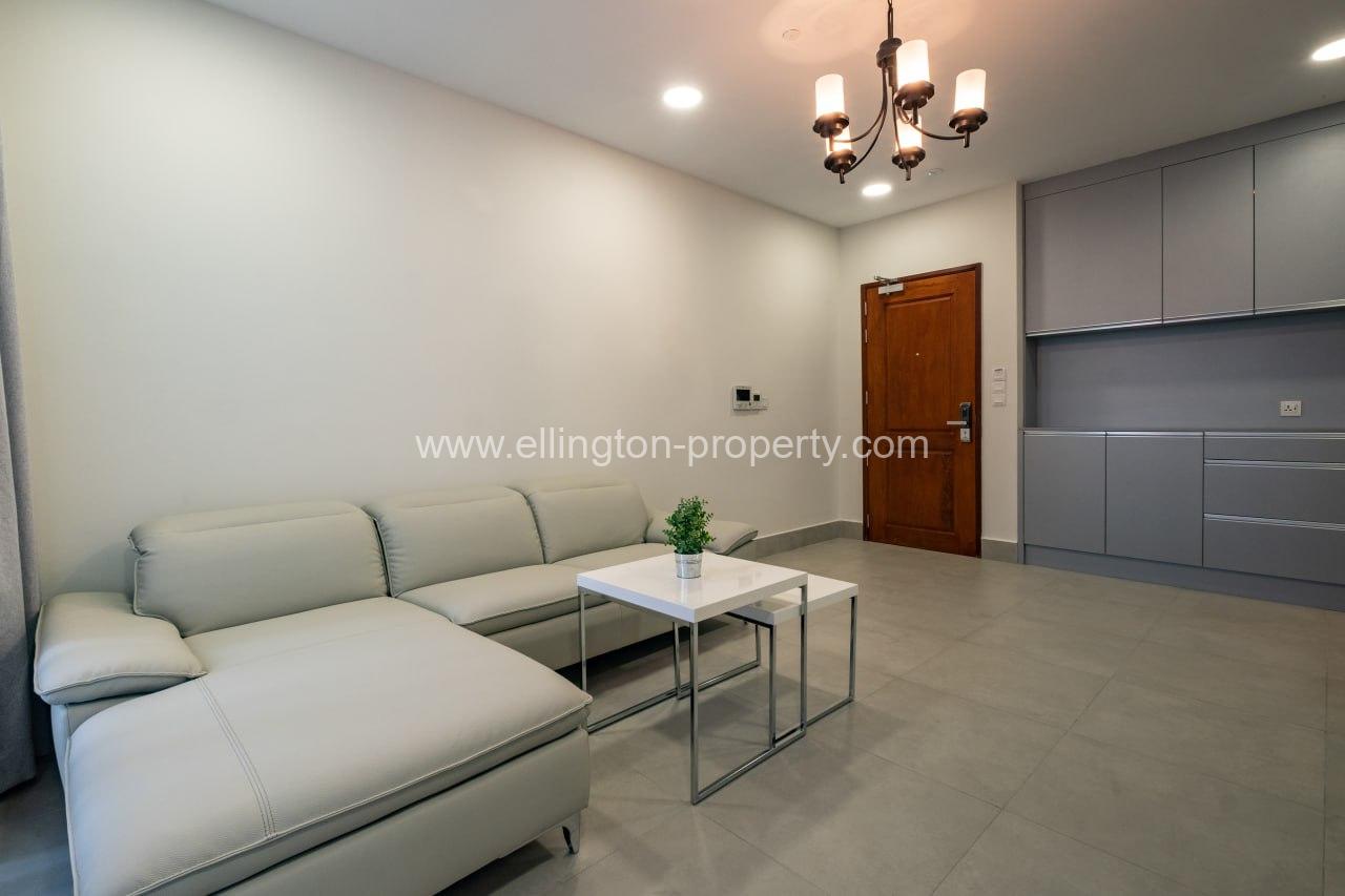 1 Bedroom Service Apartment For Rent In Bkk1 Area - Ellington Property