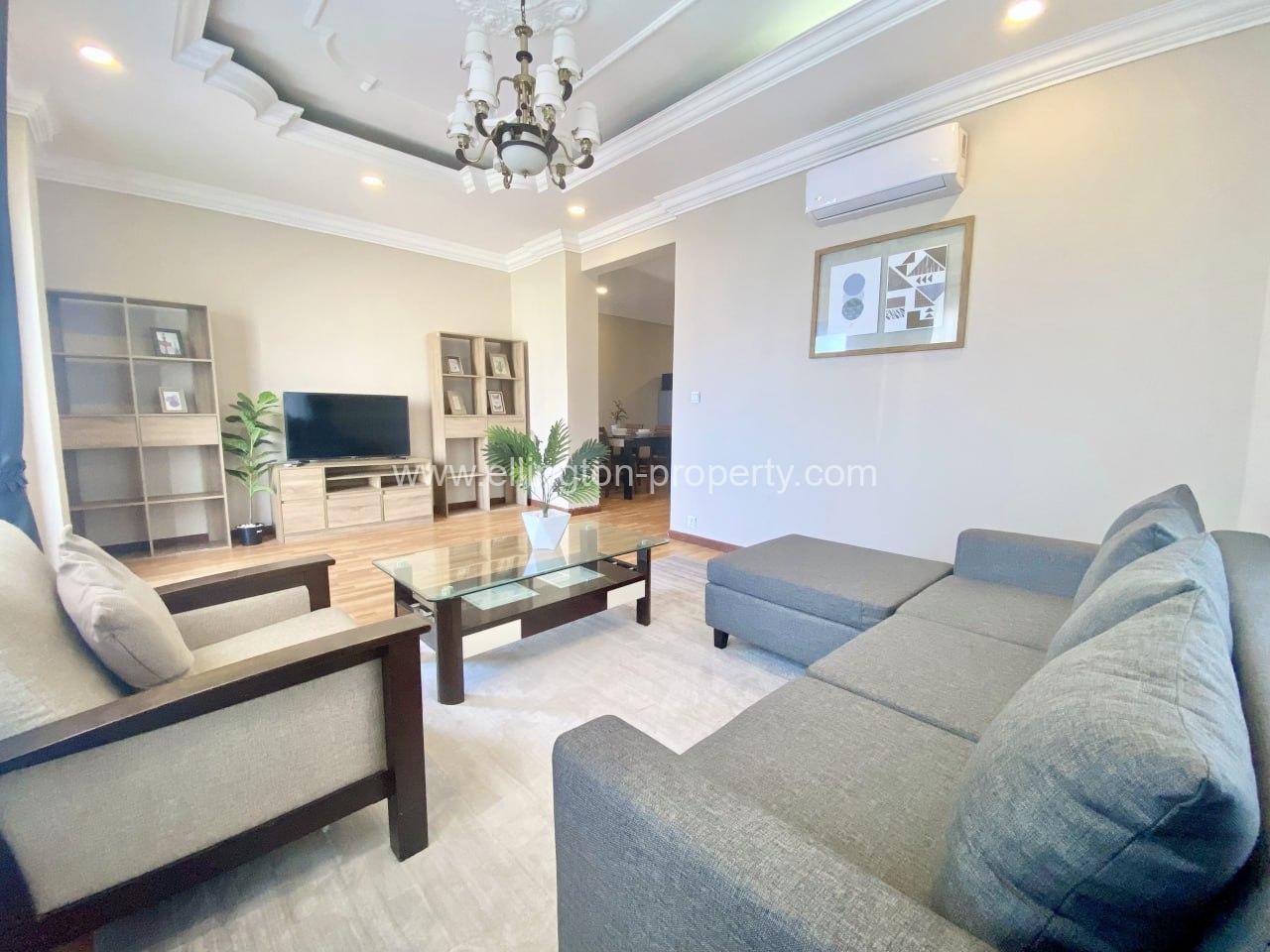 1 Bedroom Service Apartment For Rent In Bkk1 - Ellington Property