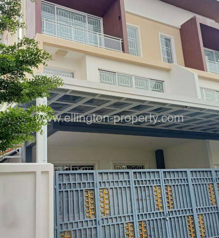 Villa For Rent In Borey Orkide The Botanic City - Ellington Property