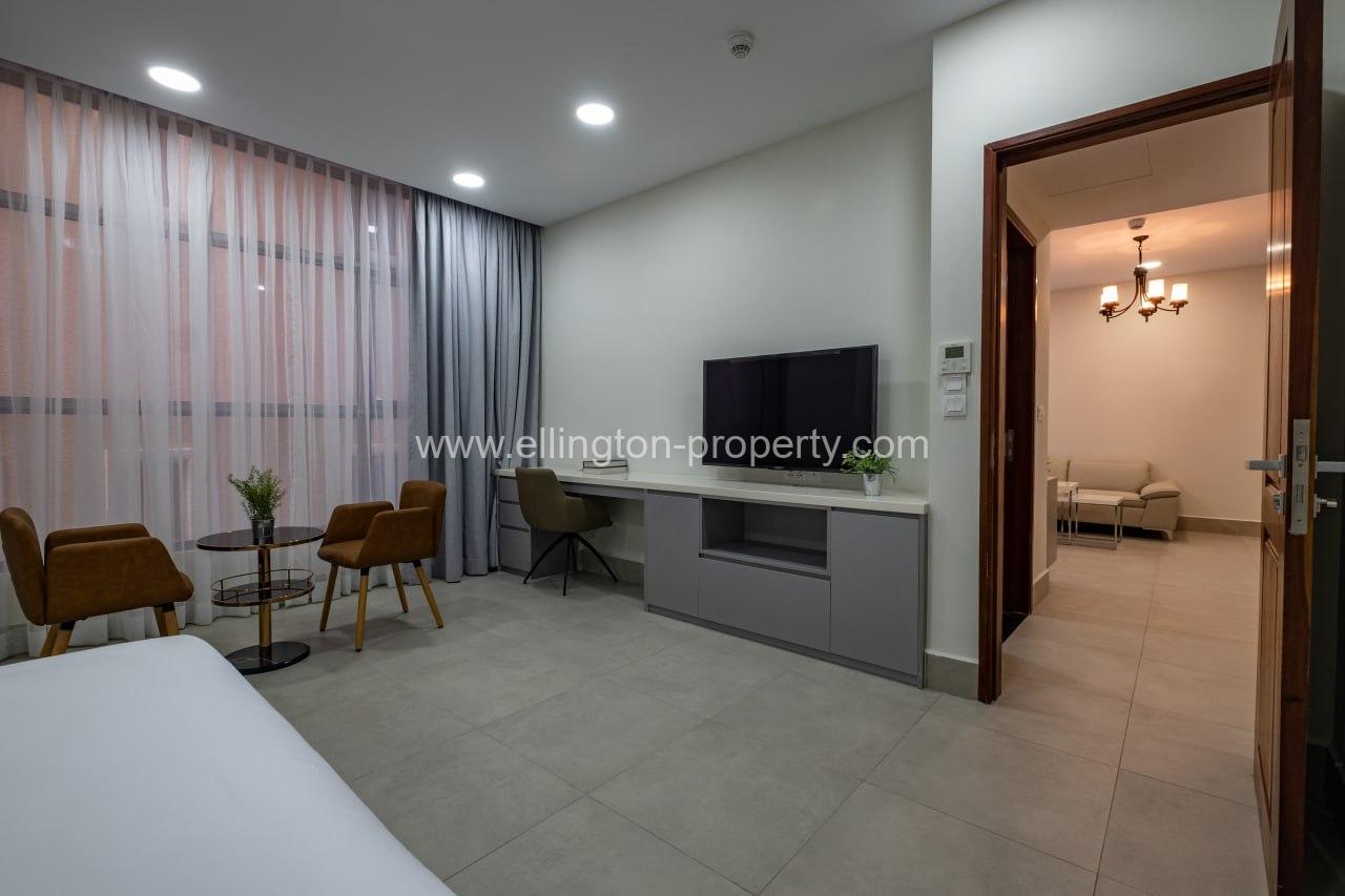 1 Bedroom Service Apartment For Rent In Bkk1 Area - Ellington Property