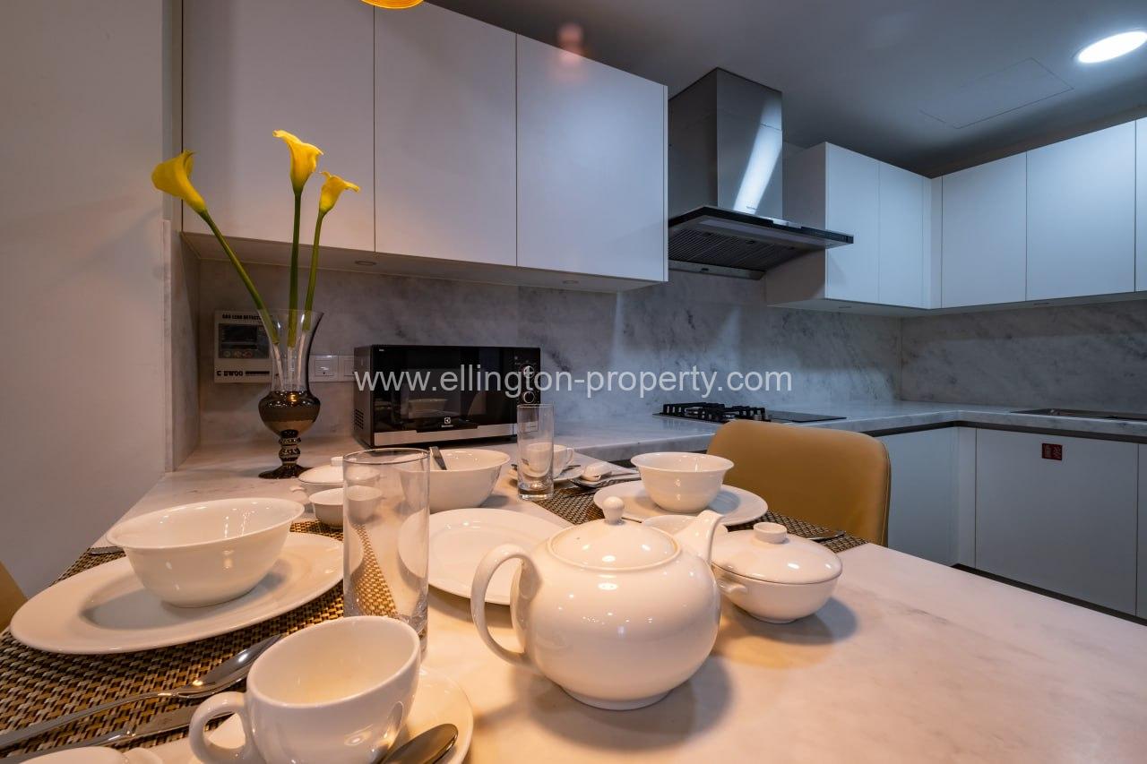 1 Bedroom Service Apartment For Rent In Bkk1 Area - Ellington Property